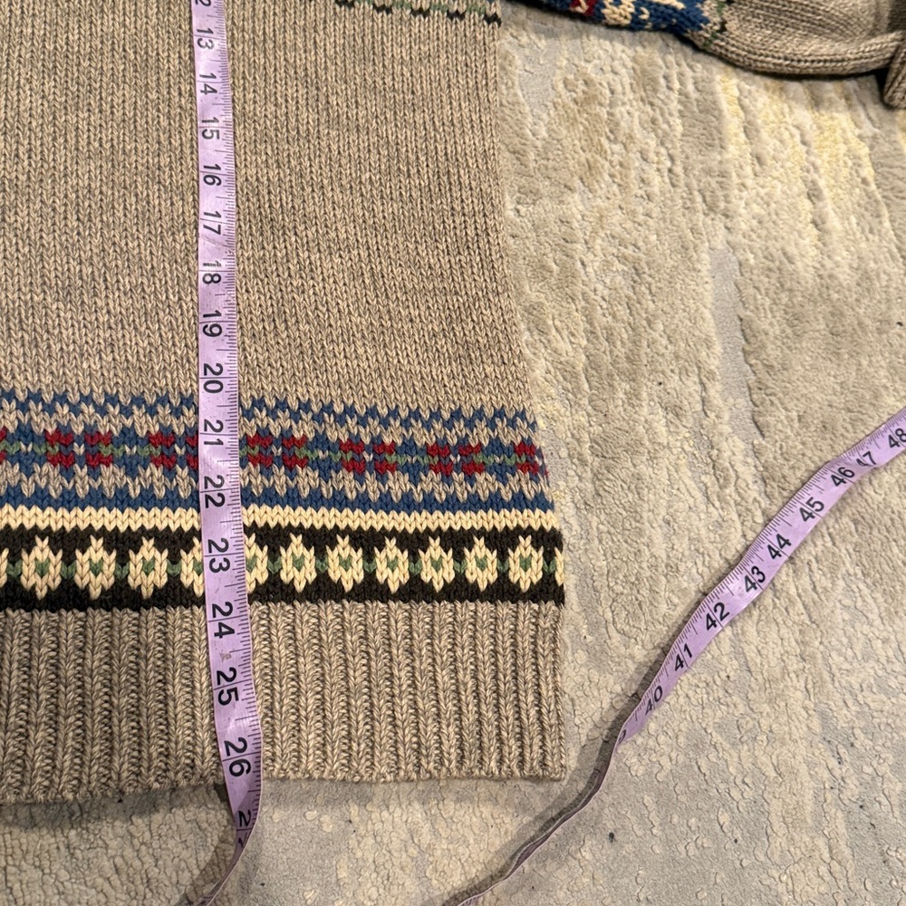 Men’s Ralph Lauren Snowflake Sweater Size Large in EUC‎ 100% Cotton - Picture 7 of 9